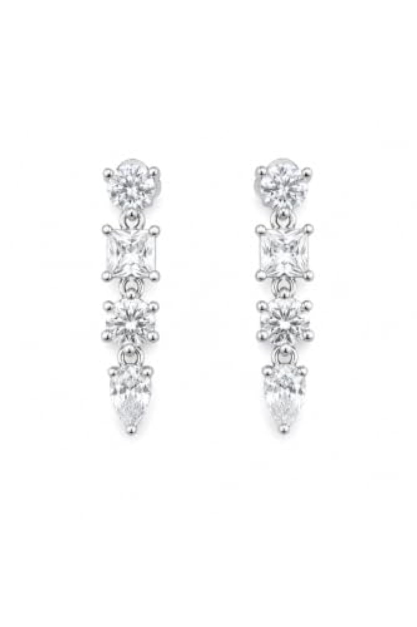 Women's Aurora Cascade Sterling Earrings for Daily Wear
